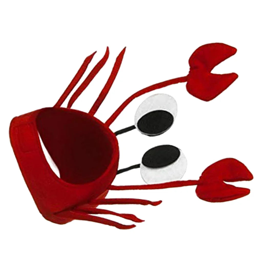 Bonnet en forme de crabe