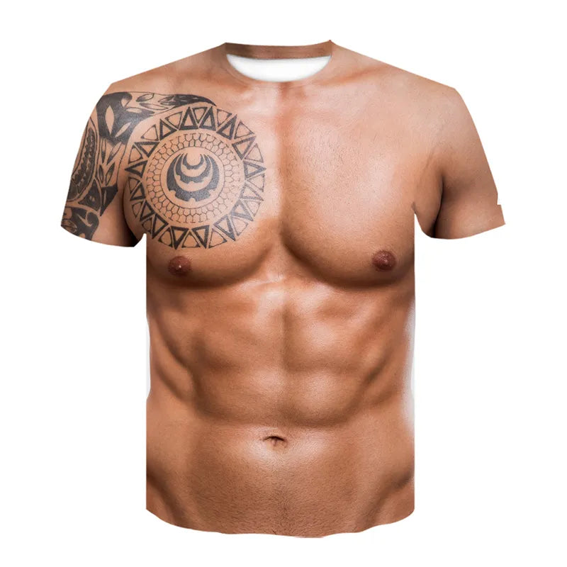t-shirt-muscle-tatouage