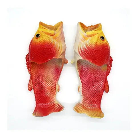 chaussure-en-forme-de-poisson-rouge