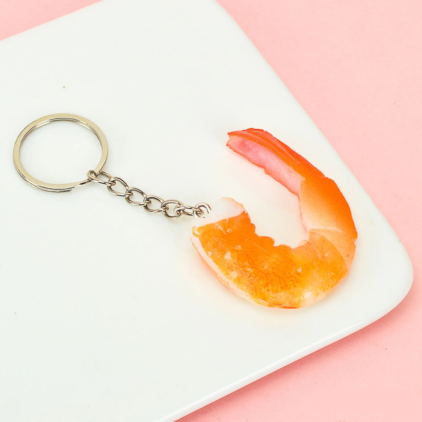 porte cle realiste crevette