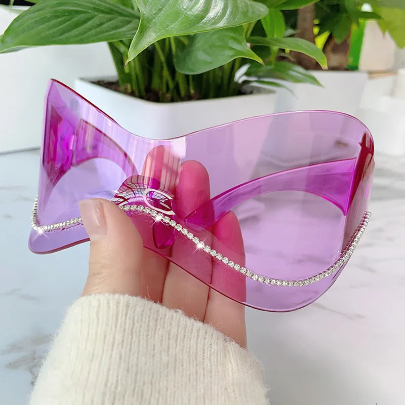 lunette soleil xxl rose