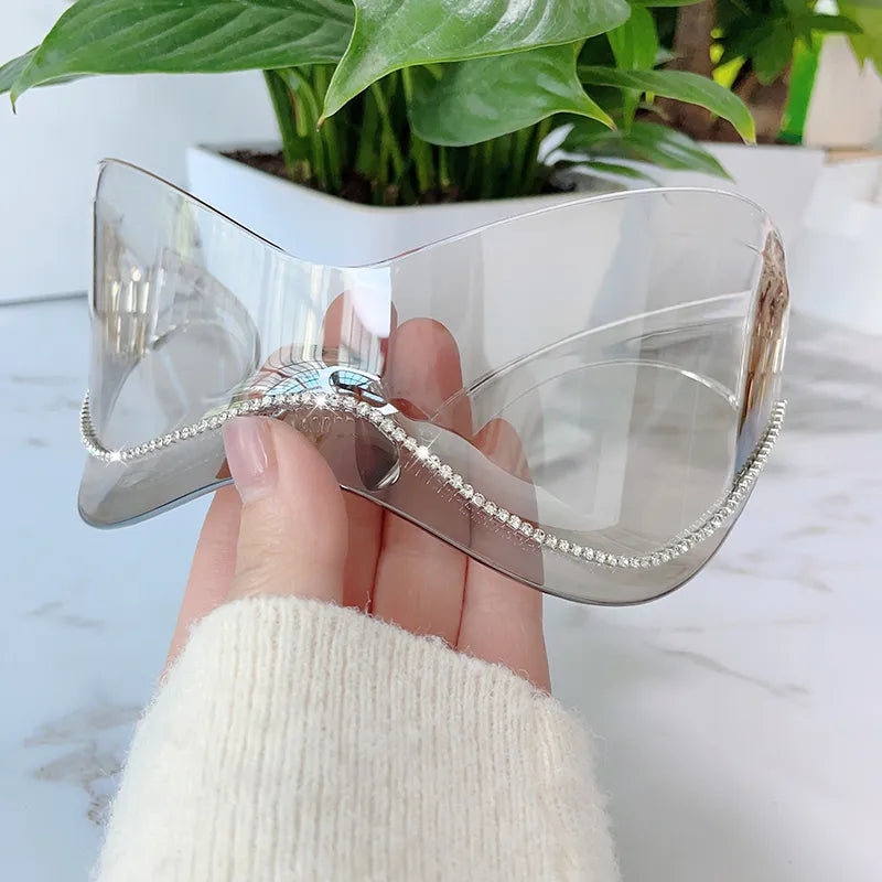 lunette soleil xxl blanche