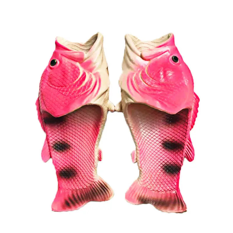 chaussure-forme-de-poisson-rose