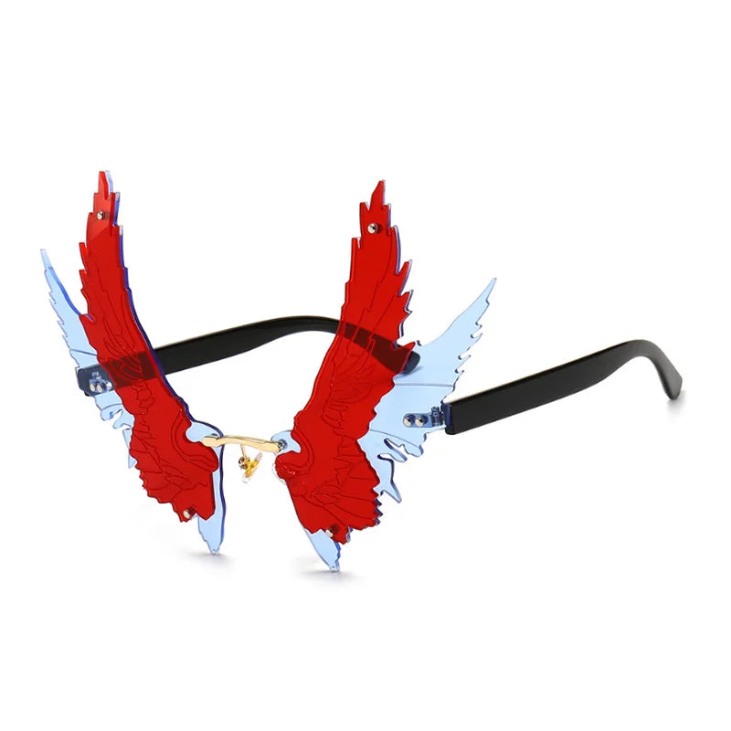 lunettes-en-forme-aile-aigle-rouge