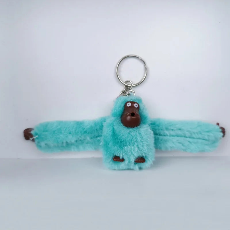 porte-cle-gorille-bleu-cyan