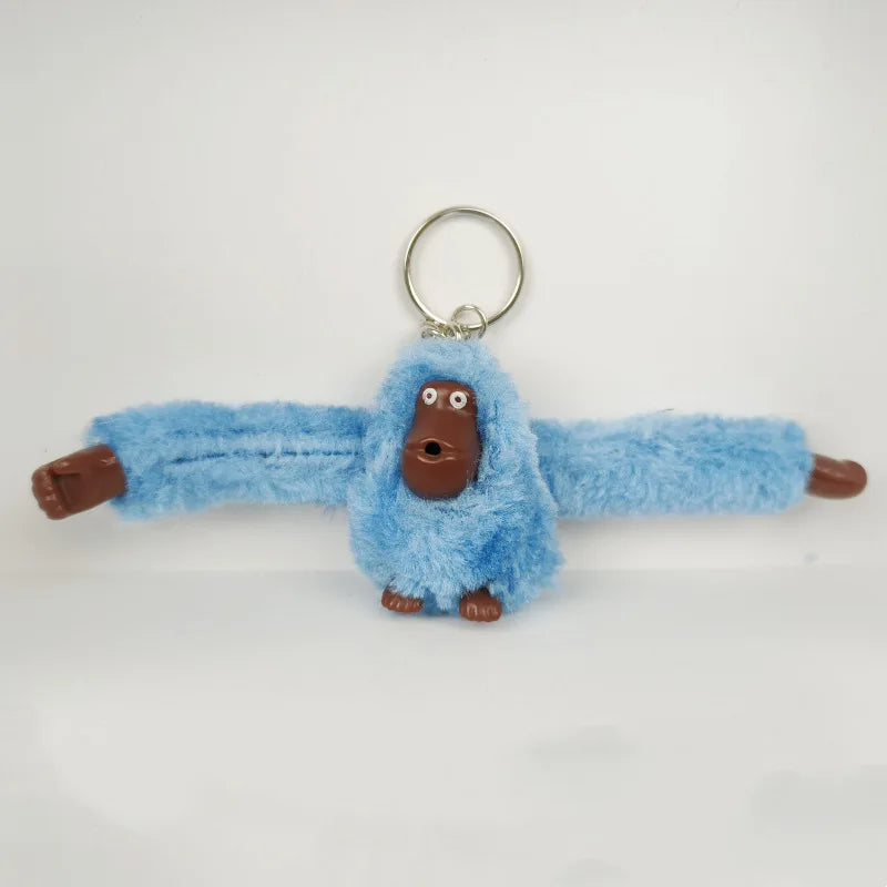 porte-cle-gorille-bleu