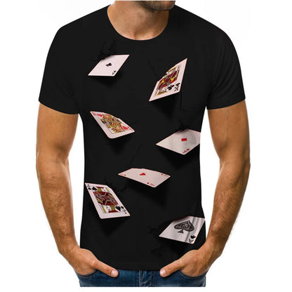 T-shirt carte à jouer