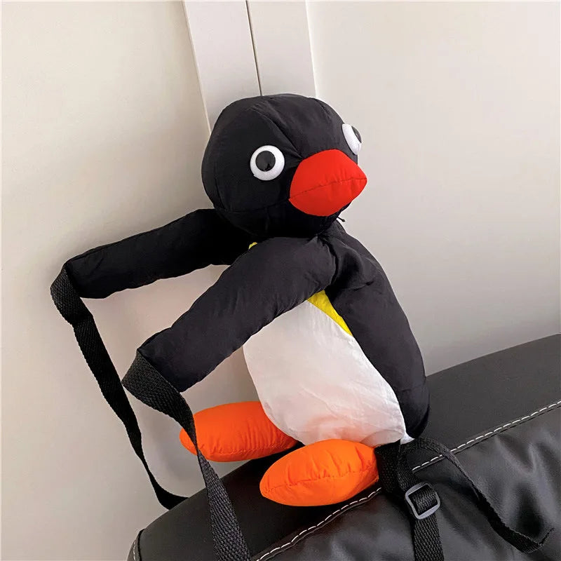 sac a dos forme de pingouin
