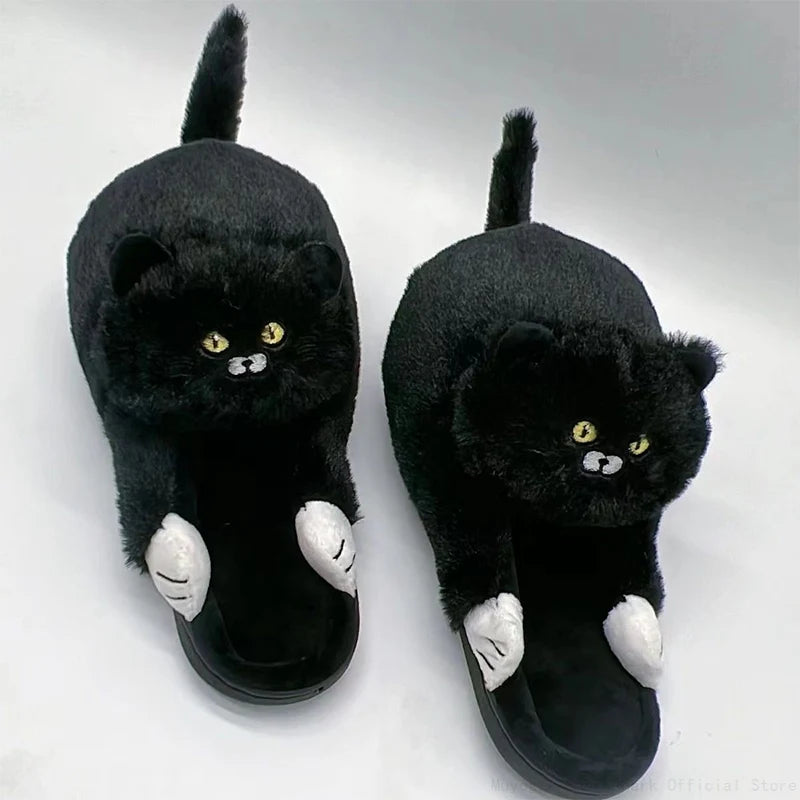 chausson chat noir