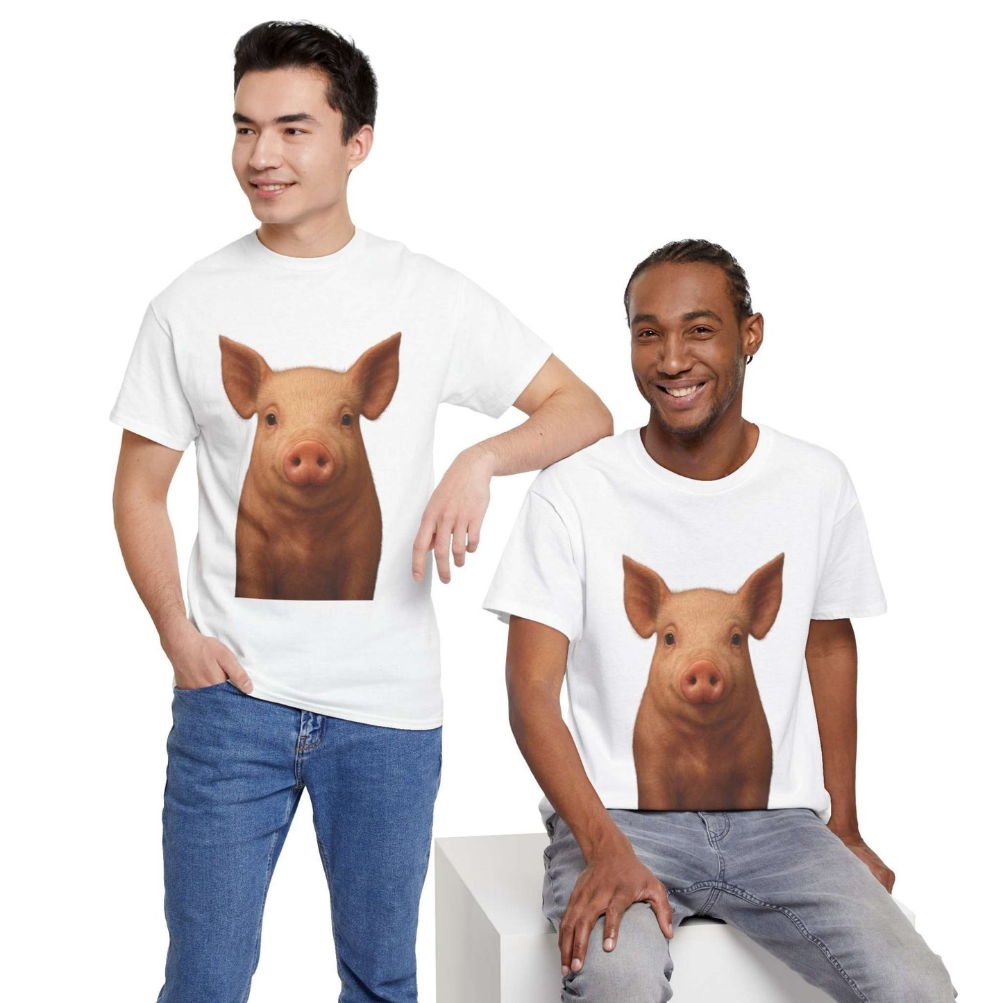 t shirt cochon homme