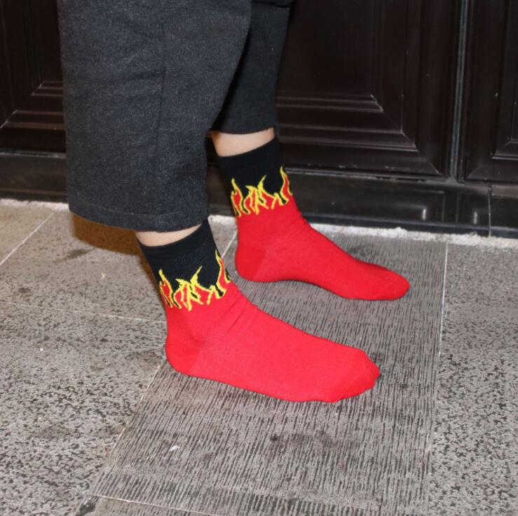 Chaussette flamme sale